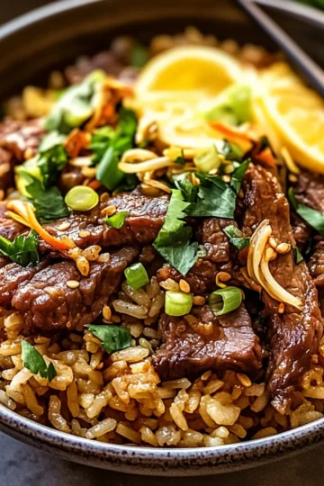 Bulgogi-Style Beef Fried Rice