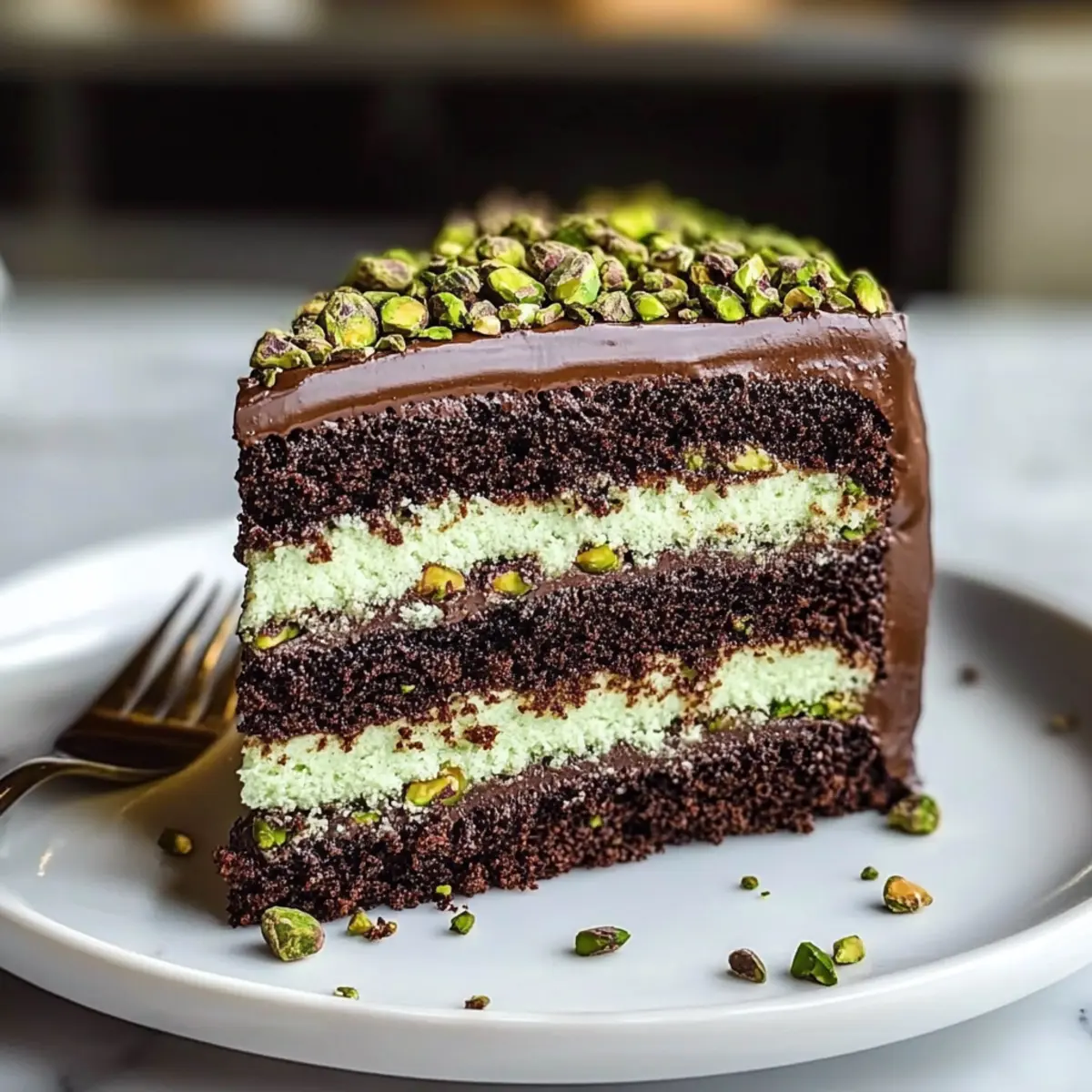 Chocolate Pistachio Cake Recipe