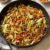 Ground Beef and Cabbage Stir Fry