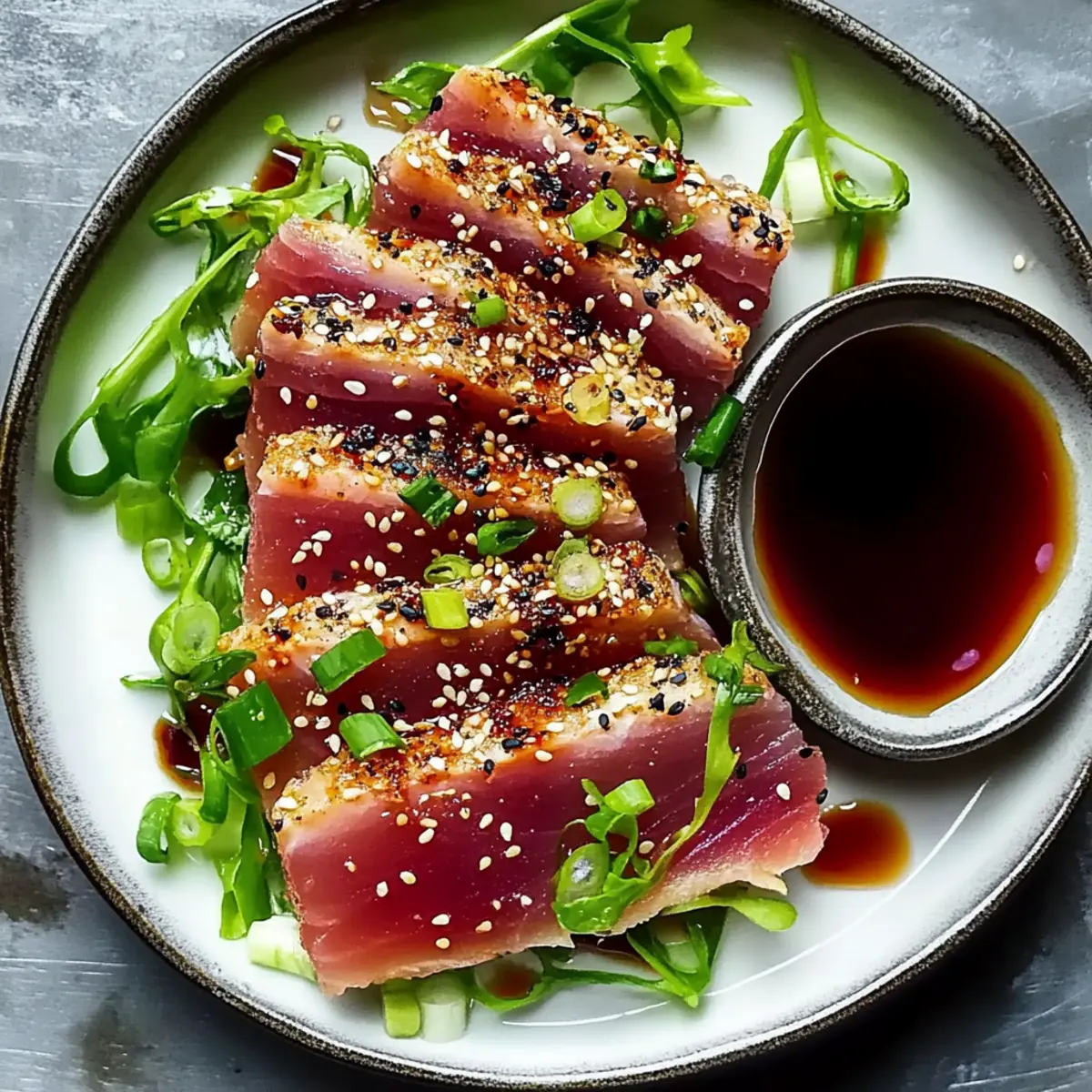 Shoyu Ahi Tuna Tataki