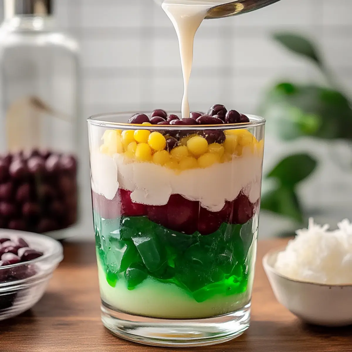 Vietnamese Three Color Dessert