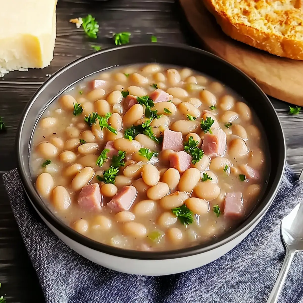 Crock Pot Ham and Beans