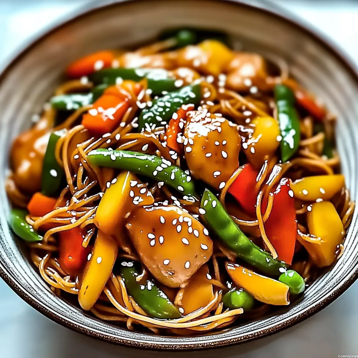 Chicken & Veggie Noodle Toss