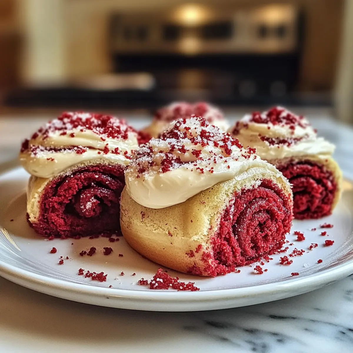 Red Velvet Cinnamon Rolls