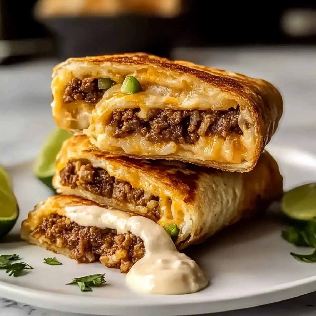 Grilled Cheese Burritos