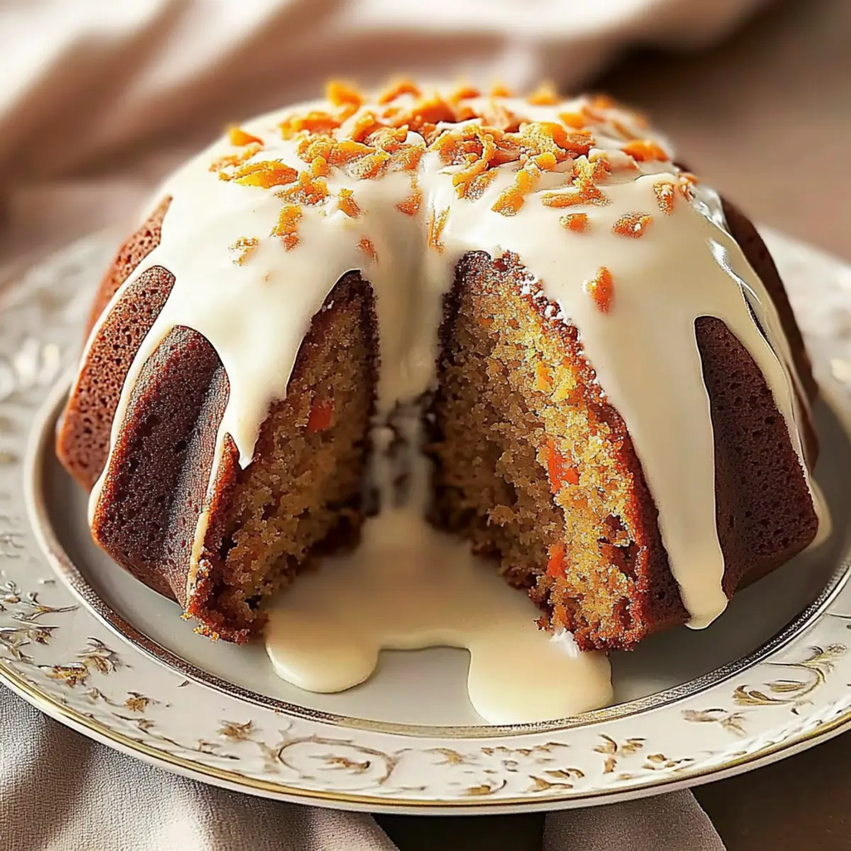 Moist Carrot Bundt Cake