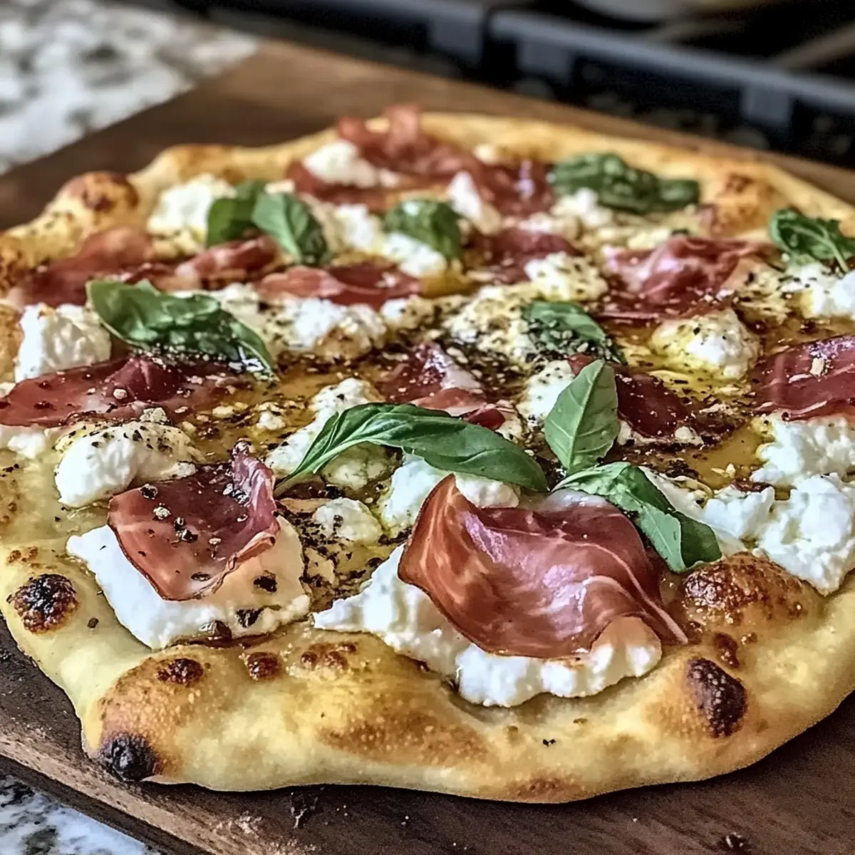 Honey Burrata Pizza Recipe