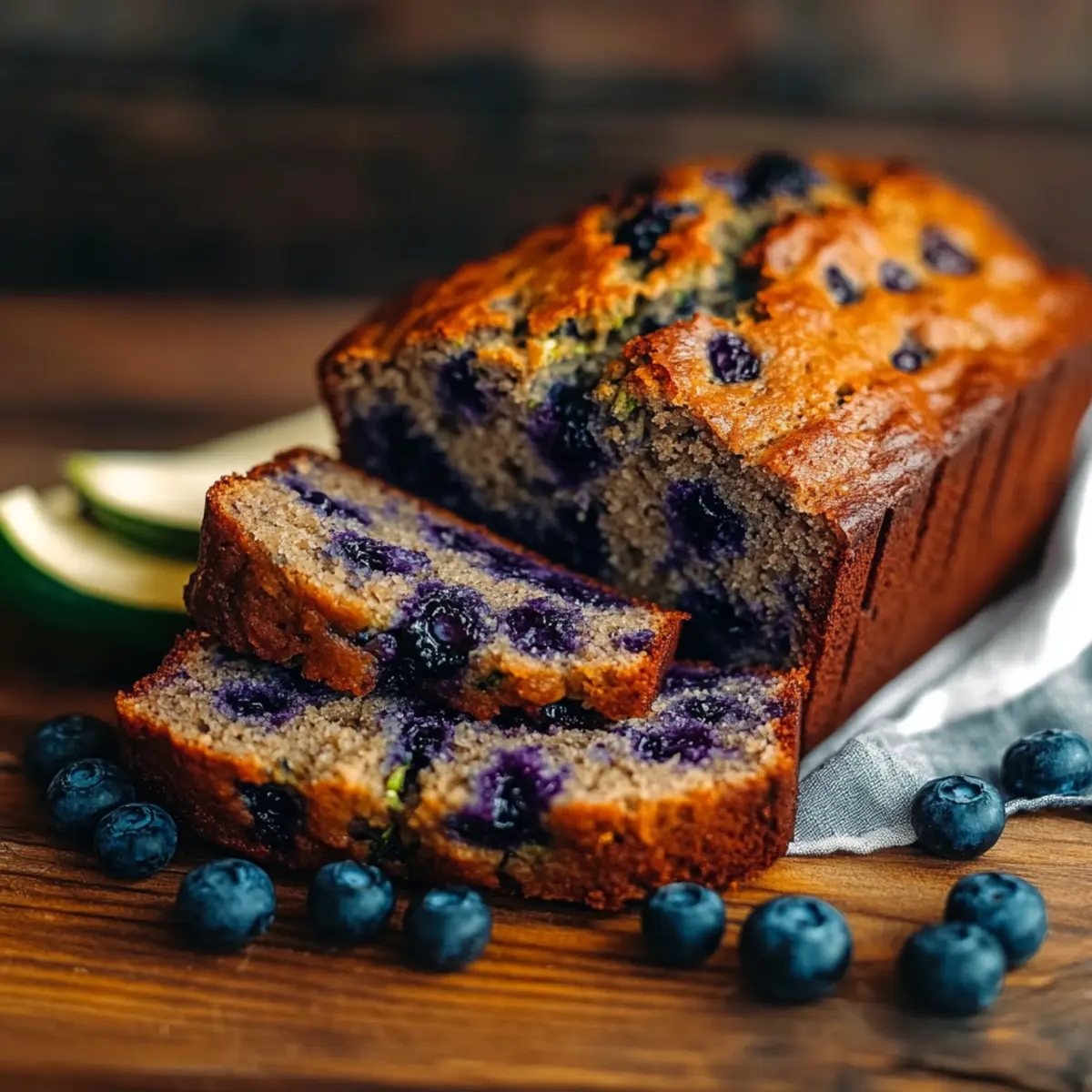 Blueberry Banana Bread