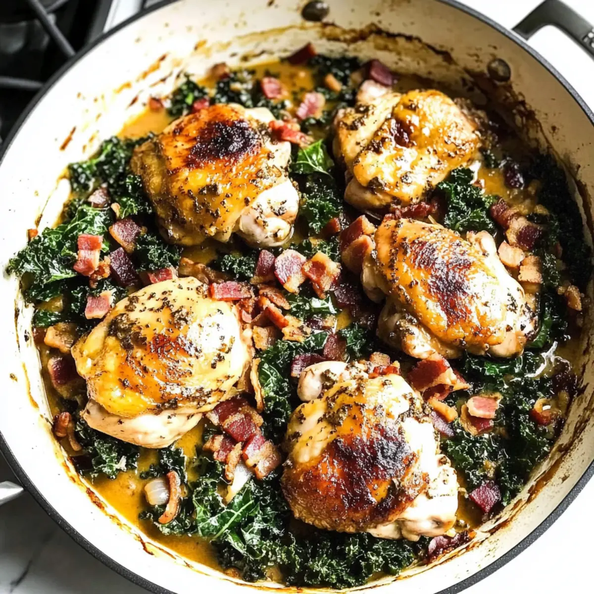 Chicken Thighs with Mustard Cream Sauce