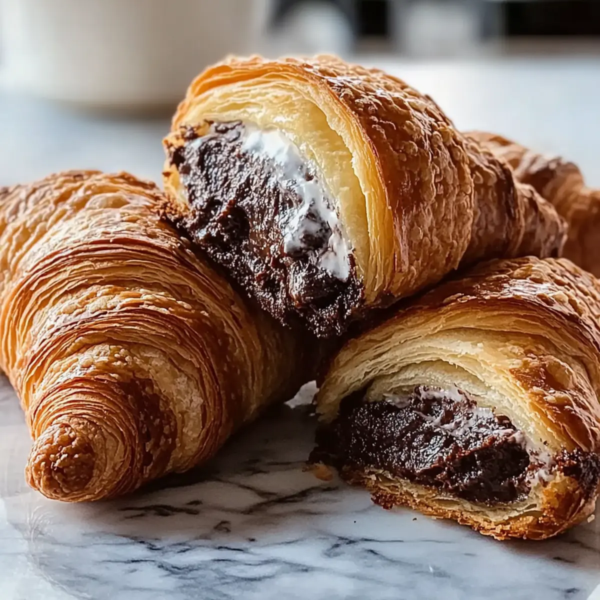 Brownie Batter Croissants Recipe