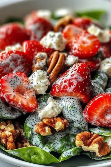 Fresh Strawberry Spinach Salad