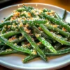 Garlic Parmesan Roasted Green Beans