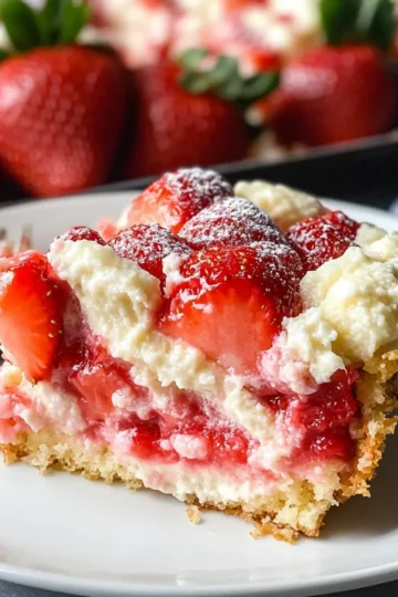 Strawberry Cheesecake Dump Cake Recipe