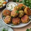 Homemade Crispy Falafel