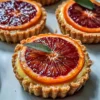 Gourmet Blood Orange Tarts with Custard