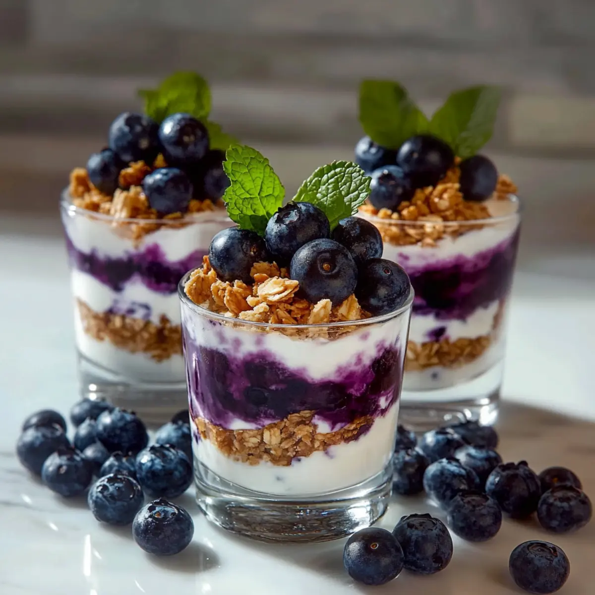 No-Bake Blueberry Parfait Recipe