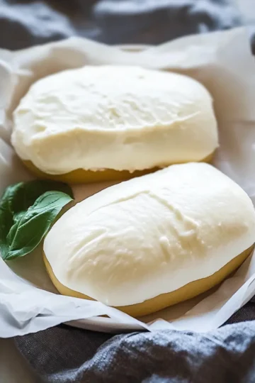 Stretchy Vegan Mozzarella Cheese