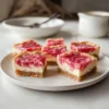 Rhubarb Ham Cheesecake Bars
