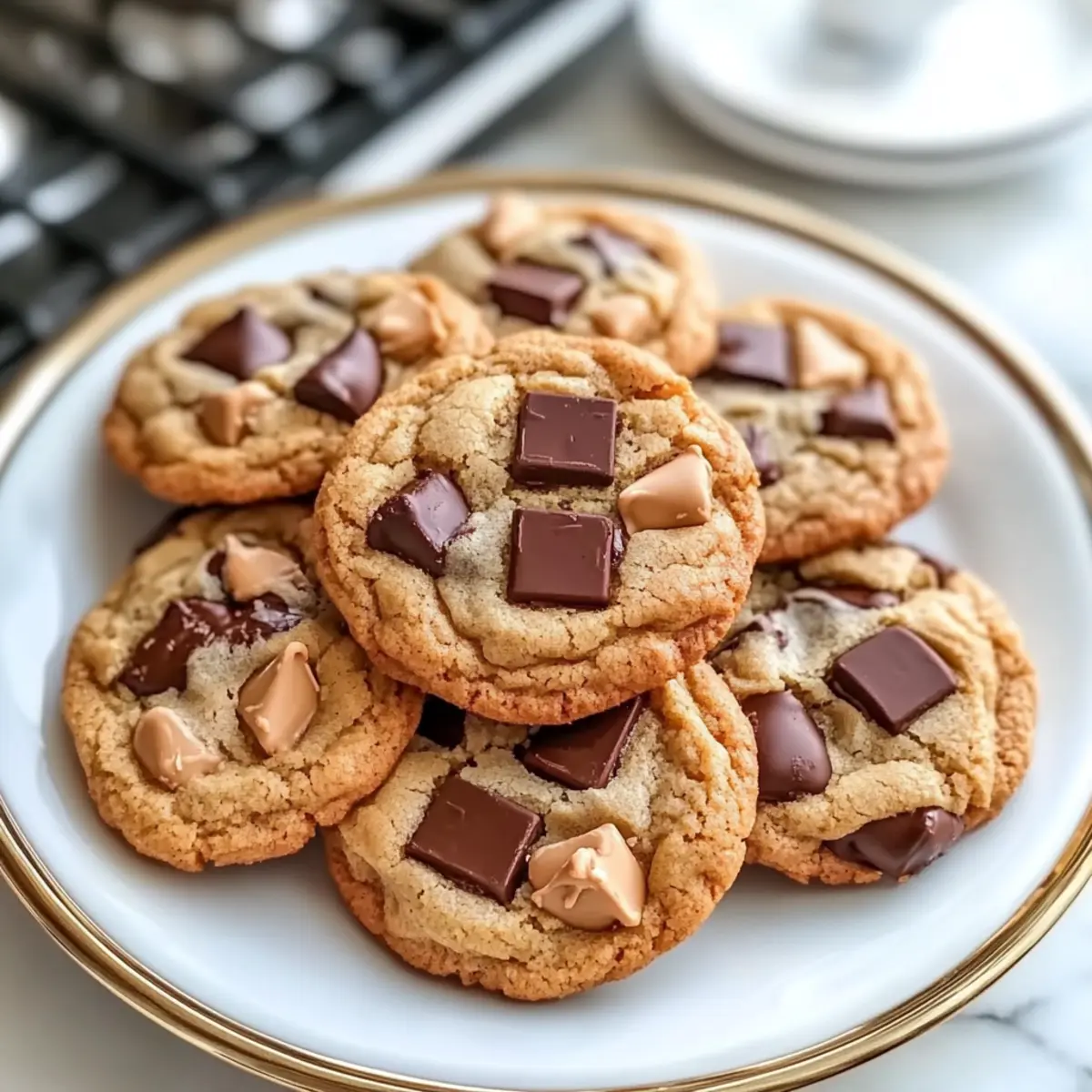 Delicious Peanut Butter Cup Chocolate Chunk Cookies You’ll Love 5 Peanut Butter Cup Chocolate Chunk Cookies