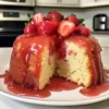 Strawberry Glazed Pound Cake
