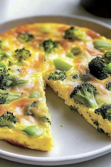 Broccoli Cheddar Frittata Recipe