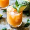 Cantaloupe Agua Fresca with Herbal