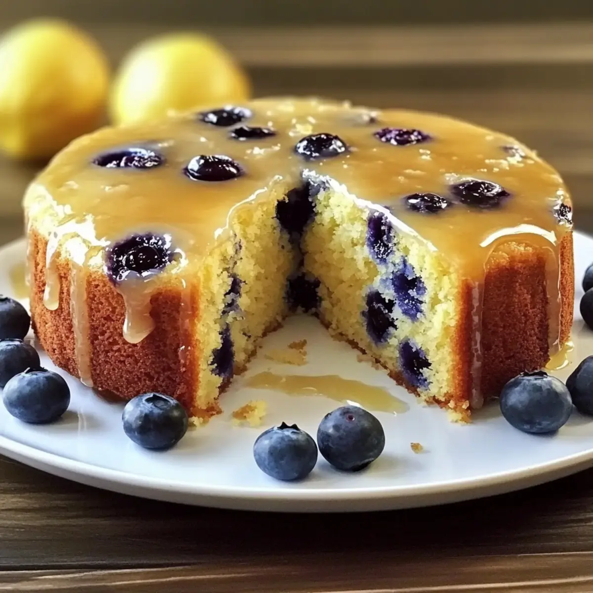 Lemon Blueberry Pound Cake