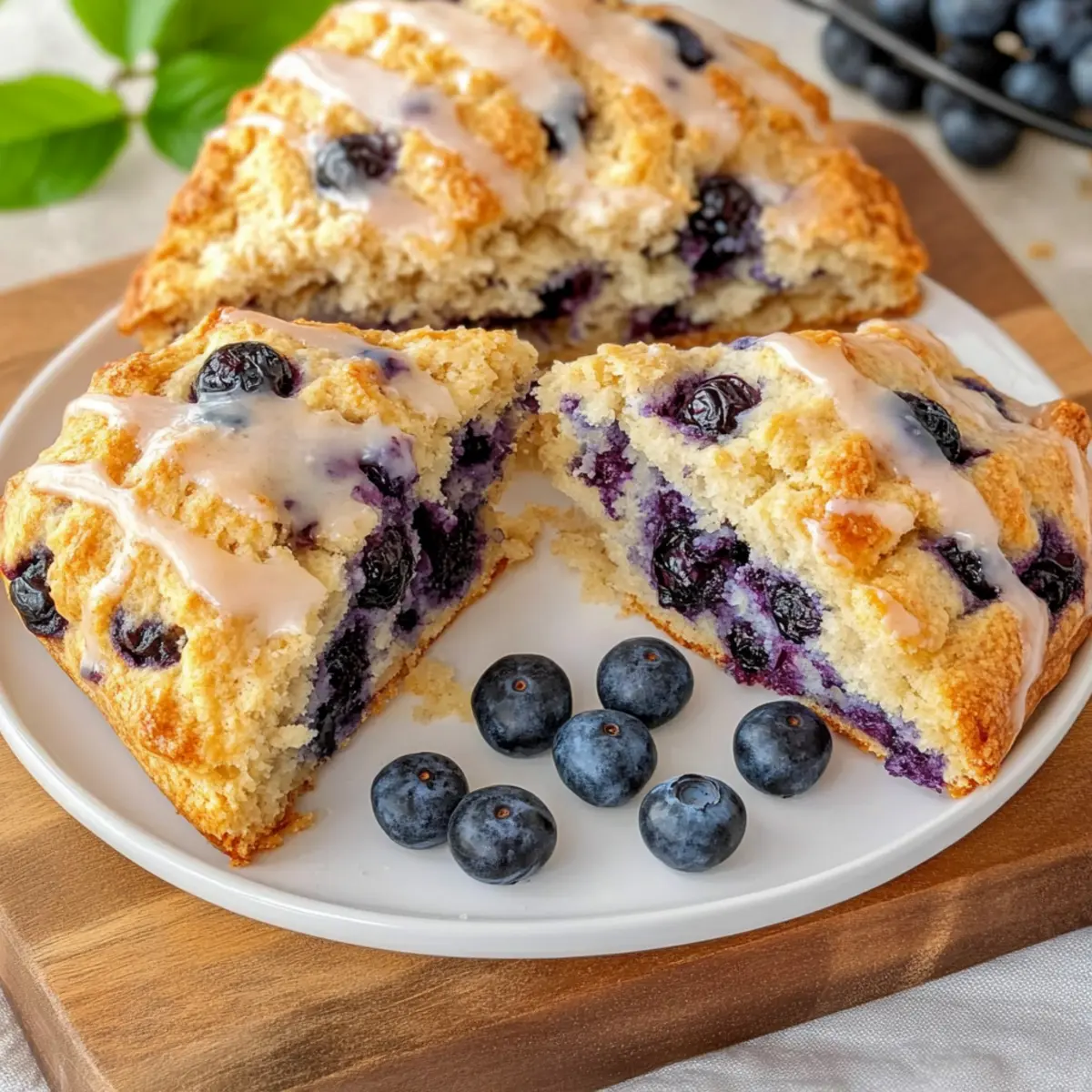Sourdough Blueberry Scones Recipe