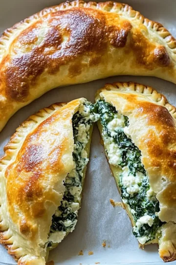 Delicious Ricotta and Spinach Calzones