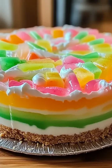 Easter No Bake Jello Pie