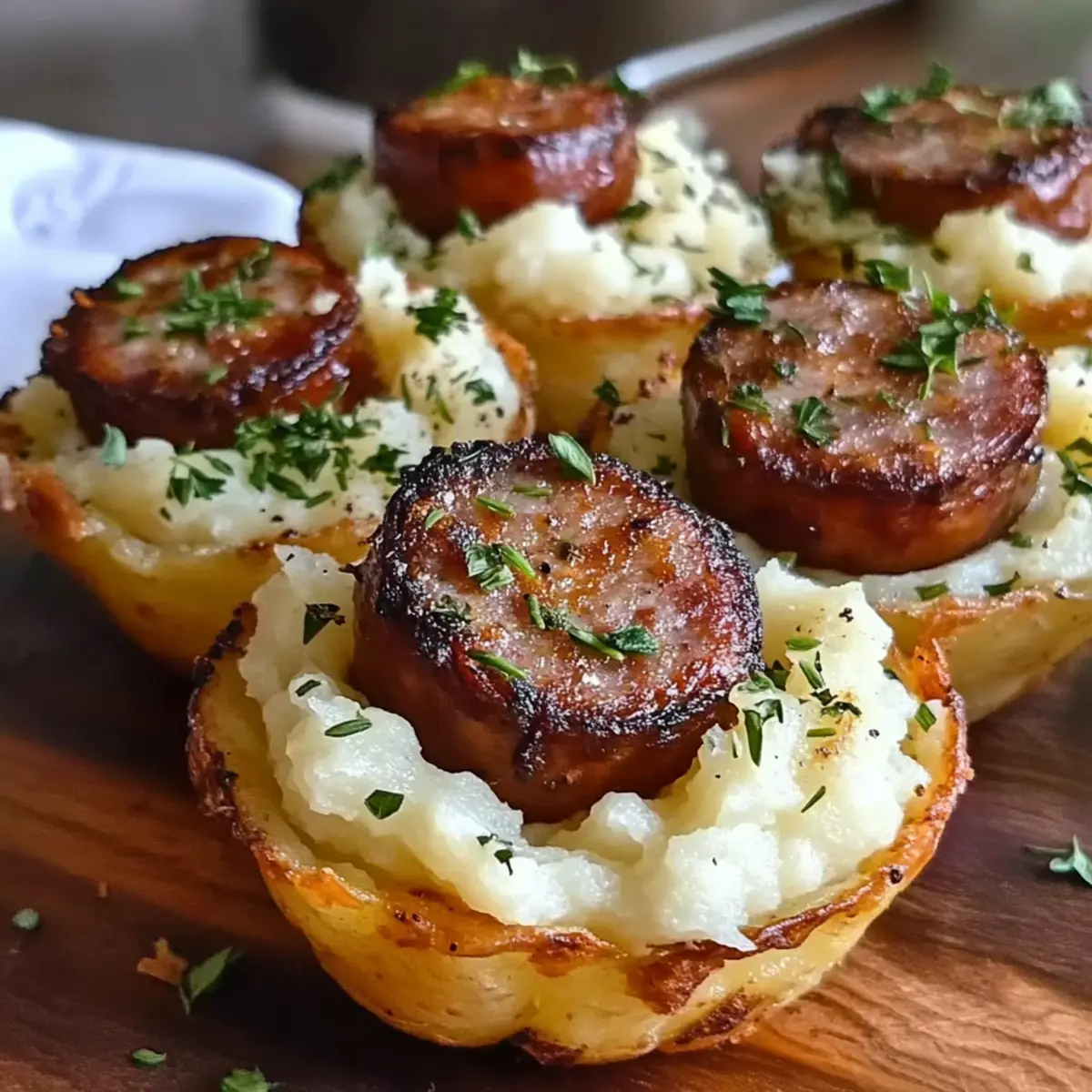 St. Patrick’s Irish Bangers & Mash Cups