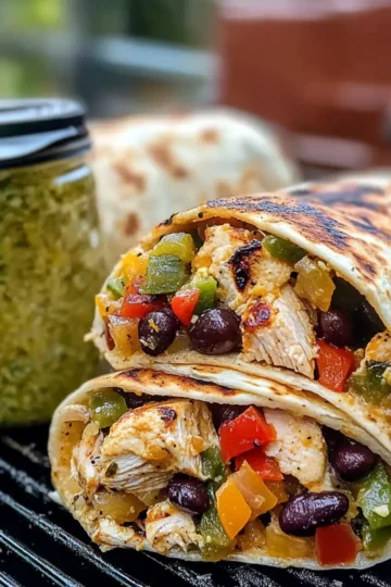 Pollo Asado Chicken Burritos