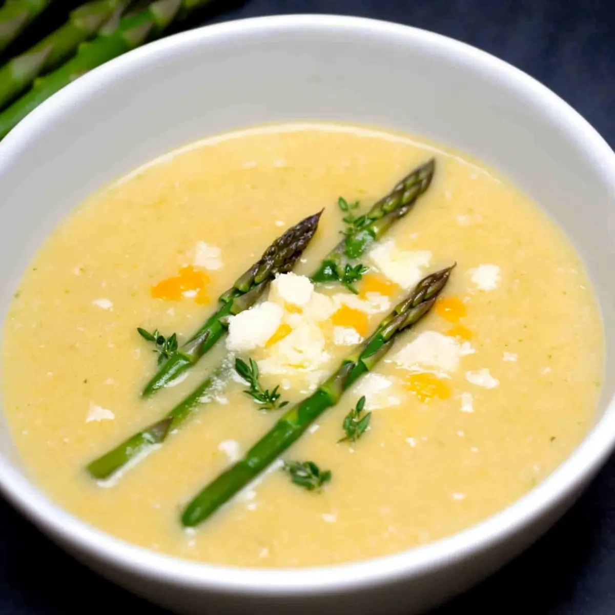 Creamy Asparagus Soup With Lemon and Parmesan Bliss 4 f6d0da15 3b4a 4261 928a d212bdbfb14e 4 jzjzzz