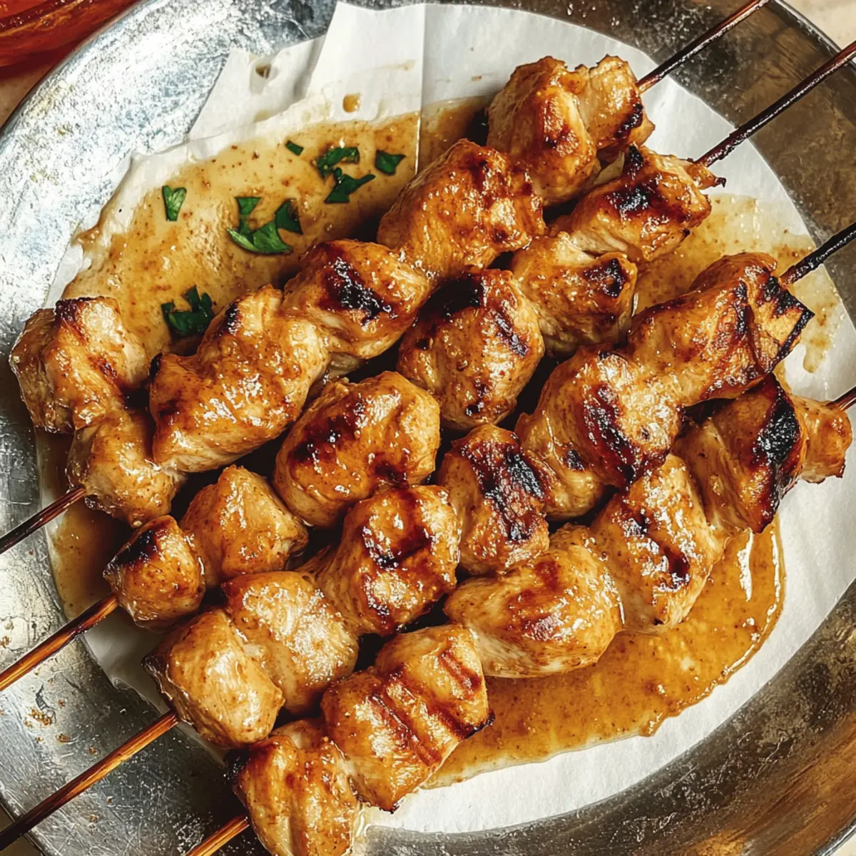 Grilled Chicken Skewers