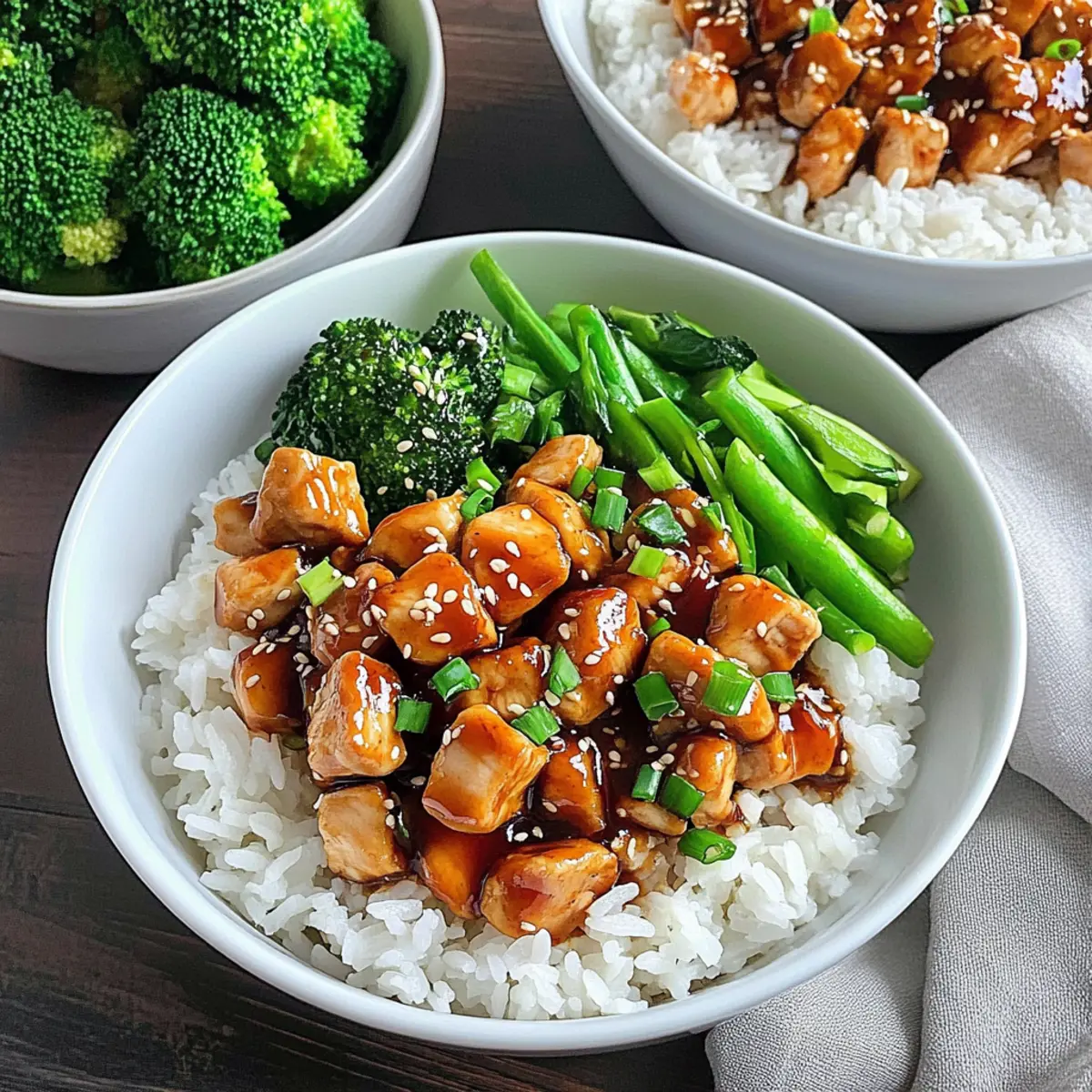 Teriyaki Chicken Bowls