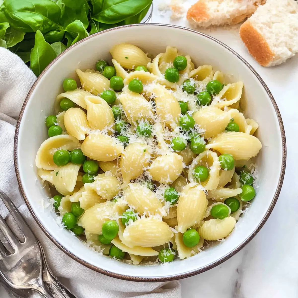 Pasta with Peas