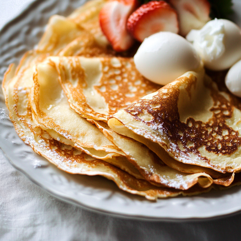 Crepes Classic Recipe for Light Breakfast Delight Easy