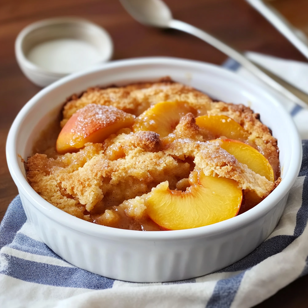 Classic Peach Cobbler Recipe with Fresh Peaches