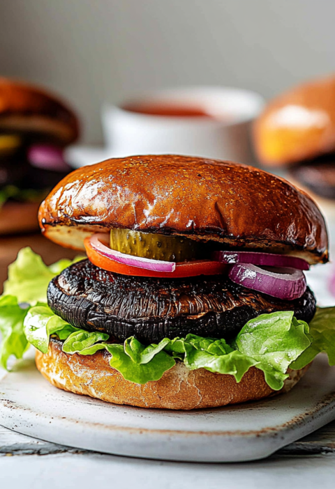 Perfect Portobello Mushroom Burgers Recipe