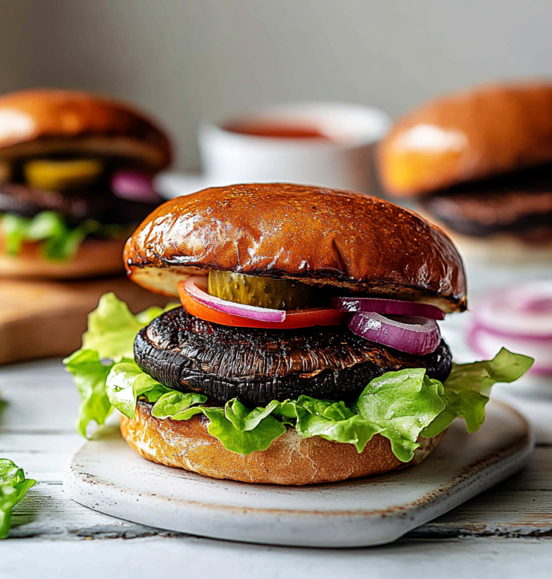 Perfect Portobello Mushroom Burgers Recipe 1 Perfect Portobello Mushroom Burgers Recipe