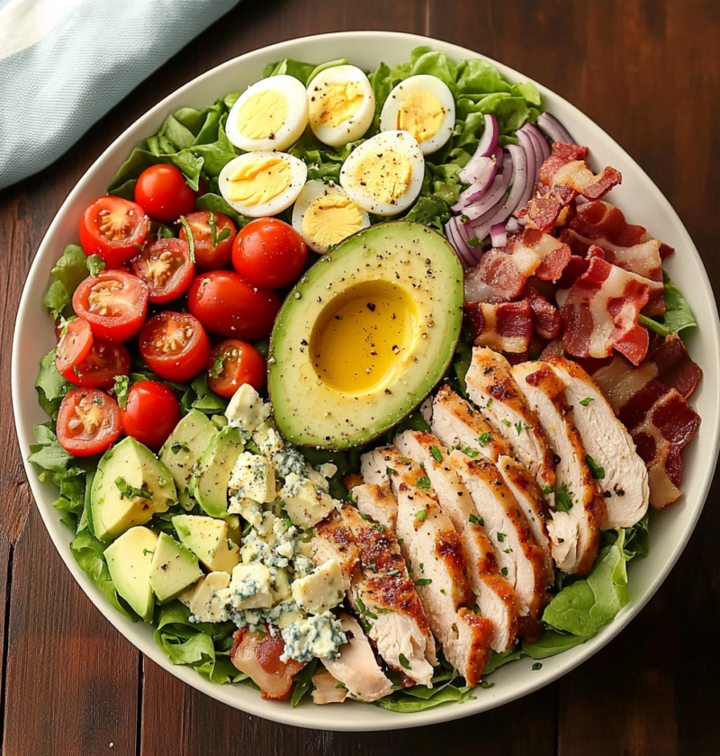 Cobb Salad: The Ultimate Crunchy Classic Recipe 1 Cobb Salad: The Ultimate Crunchy Classic Recipe