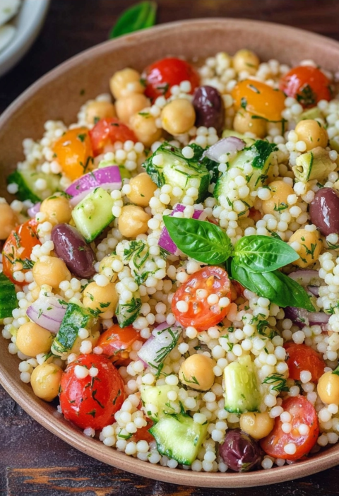 Mediterranean Couscous Salad Recipe Fresh and Flavorful