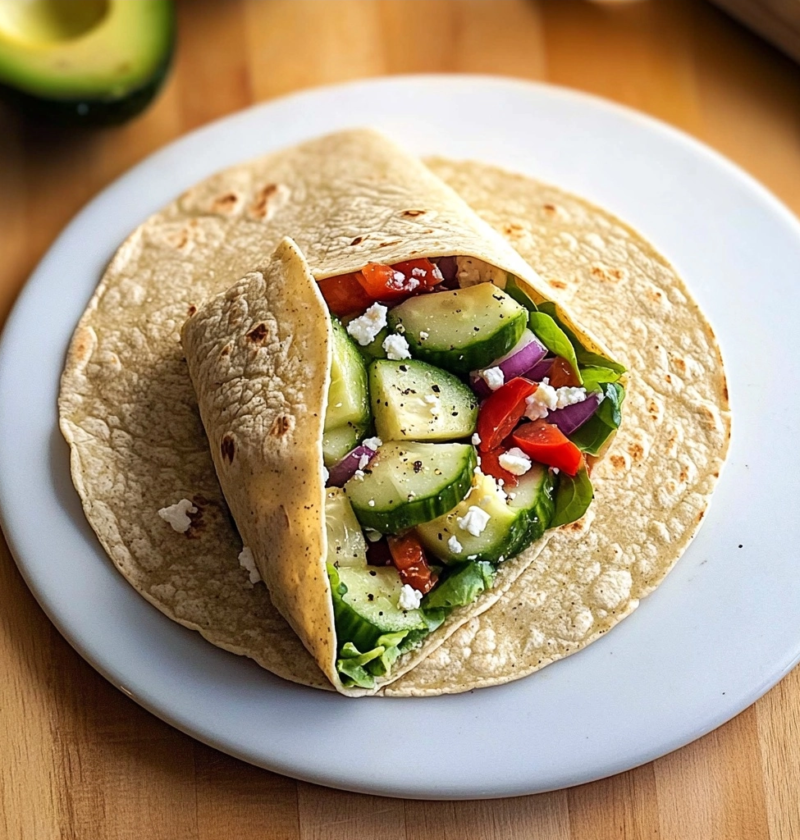 Hummus Veggie Wraps 1 Hummus Veggie Wraps