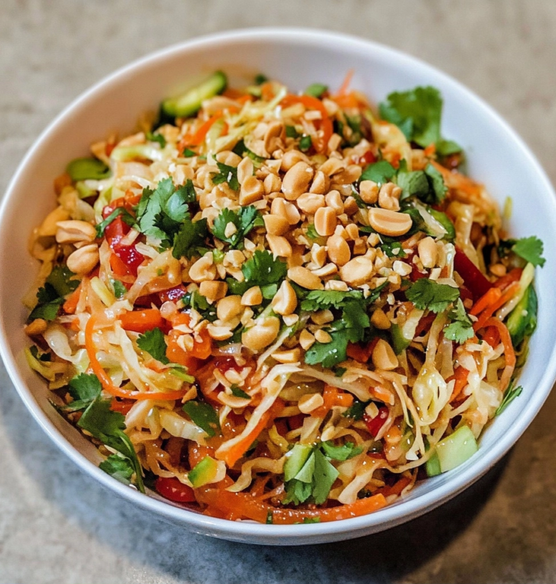 Delicious Thai Peanut Salad Recipe for Fresh Dinners 1 Delicious Thai Peanut Salad Recipe for Fresh Dinners