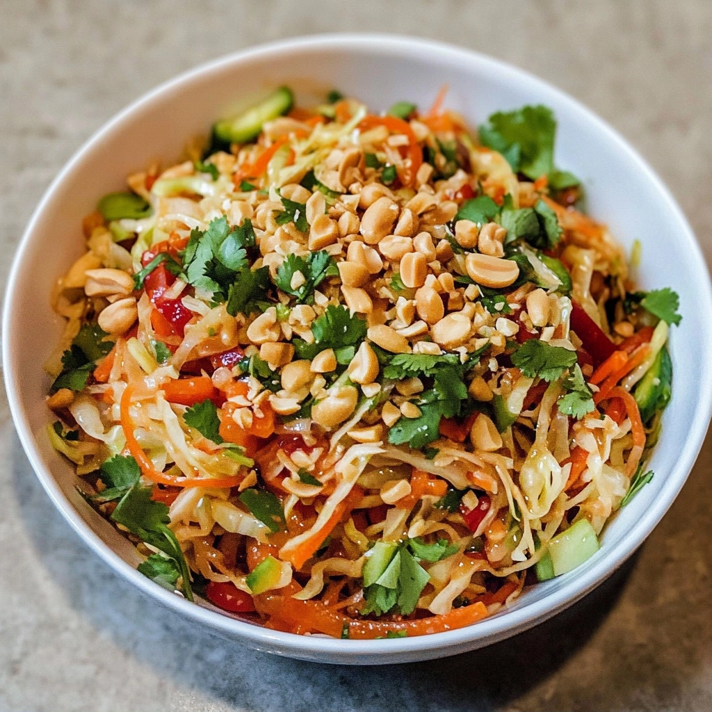 Delicious Thai Peanut Salad Recipe for Fresh Dinners 2 Delicious Thai Peanut Salad Recipe for Fresh Dinners