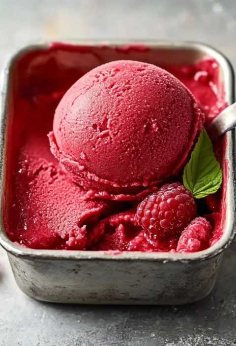 Homemade Raspberry Sorbet Recipe for Summer