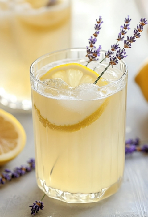 Refreshing Homestyle Lavender Lemonade Recipe
