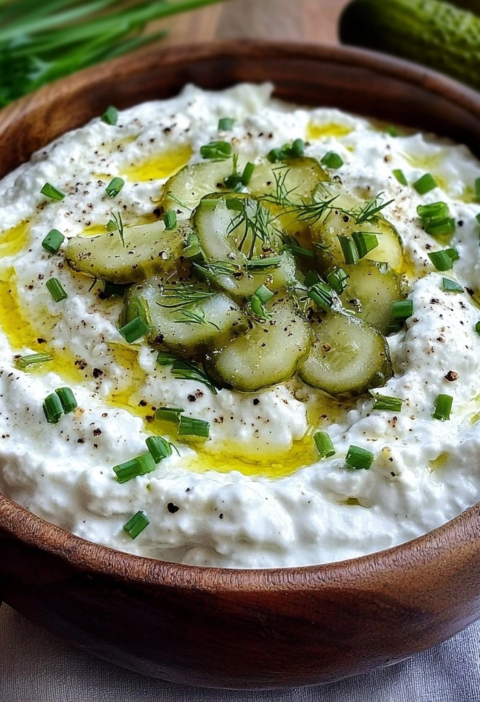 Cottage Cheese Pickle Dip Recipe Perfect for Parties