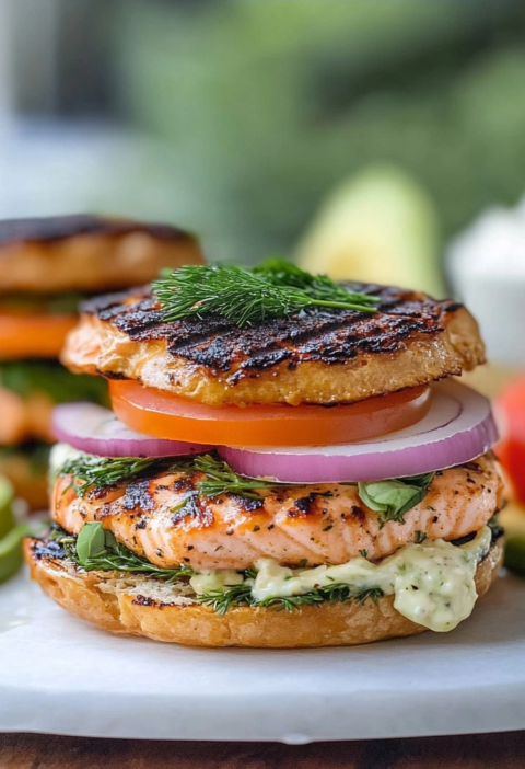 Grilled Salmon Burgers Recipe for Summer Dinners