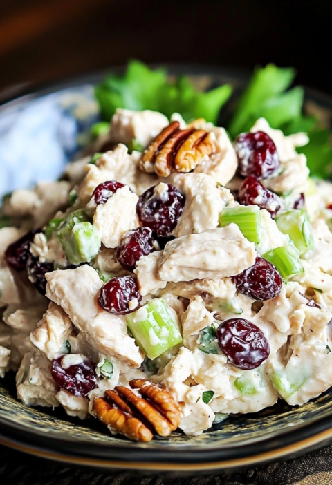 Chicken Salad Recipe with Grapes for Summer Dinners
